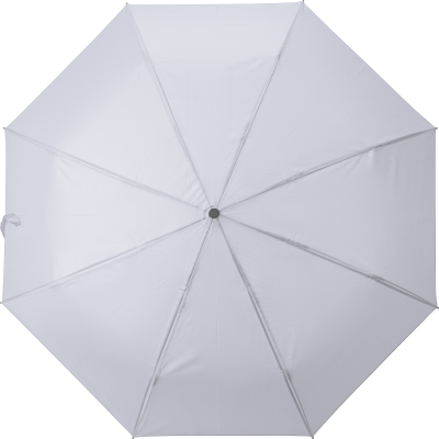 RPET TELESCOPIC UMBRELLA in White