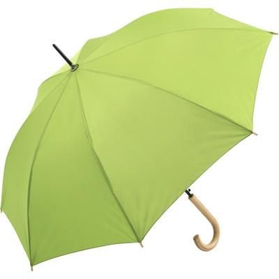 SUSTAINABLE AUTOMATIC REGULAR UMBRELLA with Cover in Lime