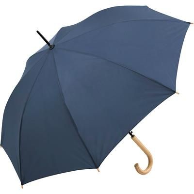 SUSTAINABLE AUTOMATIC REGULAR UMBRELLA with Cover in Navy