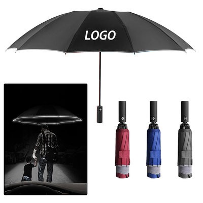 TEN-RIB FULLY AUTOMATIC REVERSE FOLDING UMBRELLA