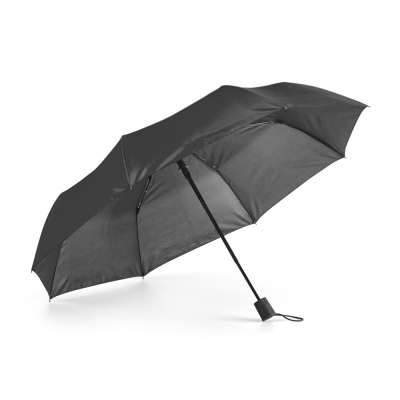TOMAS 190T POLYESTER COMPACT UMBRELLA with Automatic Opening in Black