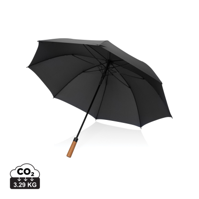 TONY AWARE™ RPET 30 INCH ACACIA AUTO OPEN UMBRELLA in Black