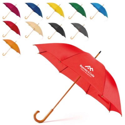 TRADITIONAL 23 INCH WOOD CROOK UMBRELLA