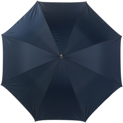 UMBRELLA with Silver Underside in Blue & Silver