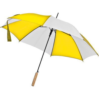 VALUE UMBRELLA in Yellow & White