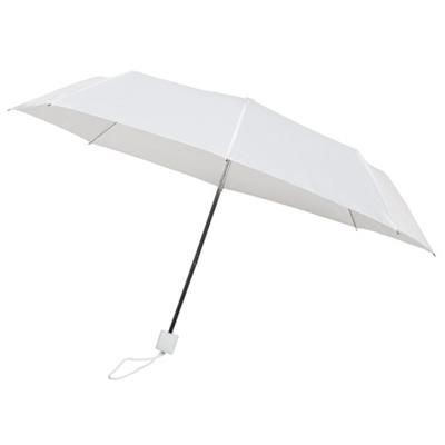 WHITE ENTRY LEVEL TELESCOPIC UMBRELLA with Matching Sleeve & Handle