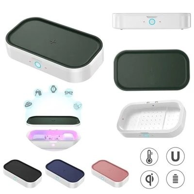 UV LIGHT SANITISER & QI-CERTIFIED 15W FAST CORDLESS CHARGER