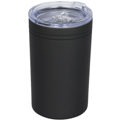 PIKA 330 ML VACUUM THERMAL INSULATED TUMBLER AND INSULATOR in Solid Black