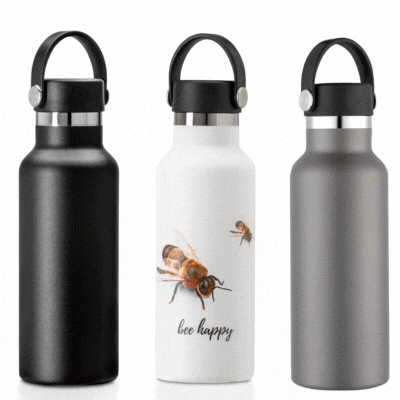 SANTOS 500ML THERMAL INSULATED STAINLESS STEEL METAL BOTTLE