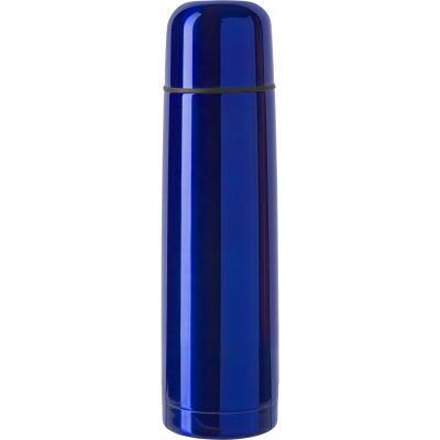 STAINLESS STEEL METAL DOUBLE WALLED VACUUM FLASK (500ML) in Cobalt Blue
