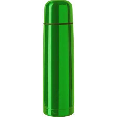 STAINLESS STEEL METAL DOUBLE WALLED VACUUM FLASK (500ML) in Green