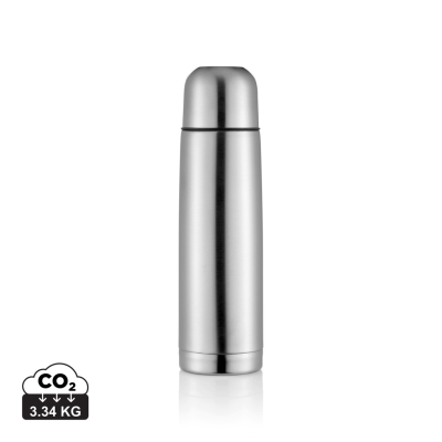 STAINLESS STEEL METAL FLASK in Silver