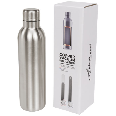 THOR 510 ML COPPER VACUUM THERMAL INSULATED WATER BOTTLE in Silver