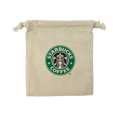 ORGANIC COTTON DRAWSTRING GOLF BAG