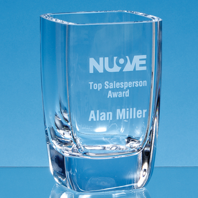 16CM HANDMADE SQUARE VASE