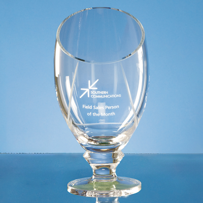 25CM HANDMADE SLOPE TOP PRESENTATION VASE