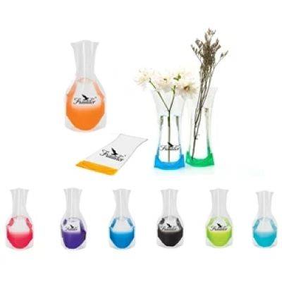 PVC FOLDING VASE & PORTABLE FLOWER VASE
