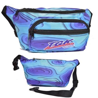 4 ZIPPER FANNY PACK with Full Wrap Sublimation Waist Bag