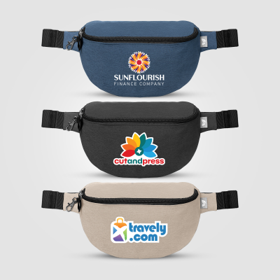 HELSINKI RPET ANTI-THEFT HOOK-ZIP WAIST BAG – 2L