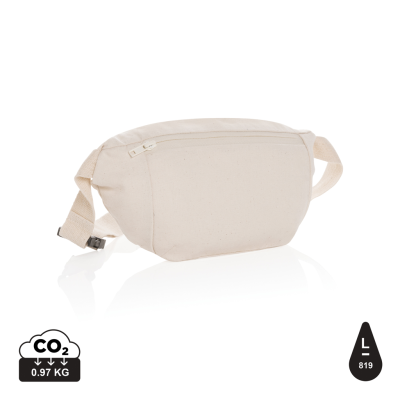 IMPACT AWARE™ 285GSM RCANVAS HIP BAG UNDYED in Off White