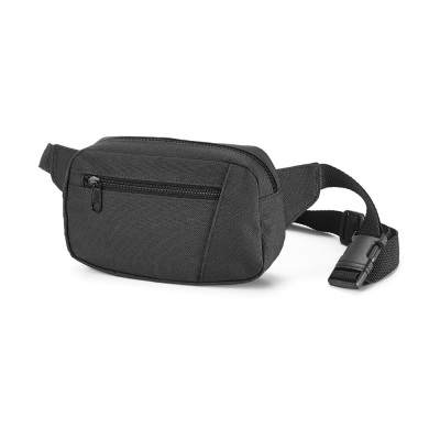 LAGOS 600D WAIST BAG in Black