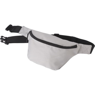 POLYESTER (600D) WAIST BAG in Grey