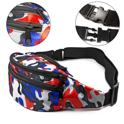 PREMIUM FANNY PACK with Three Zippers Travel Waist Bag