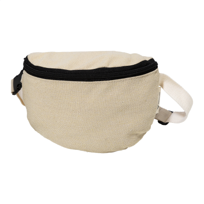 RECYCLED CANVAS WAIST BAG in Natural