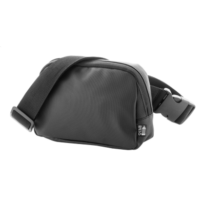 RPET WAIST BAG in Black