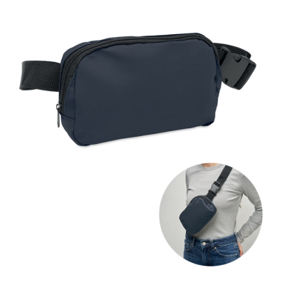 WAIST BAG in 210D Polyester in Blue
