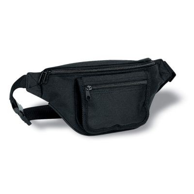 WAIST BAG with Pocket in Black
