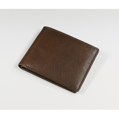 ASHBOURNE LEATHER HIP WALLET IN BROWN RFID