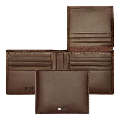 BOSS WALLET with Flap Classic Smooth Brown