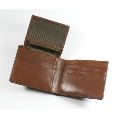 ECO-VERDE HIP WALLET IN TAN RFID