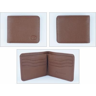 LEATHER WALLET with Side Credit Card Compartments