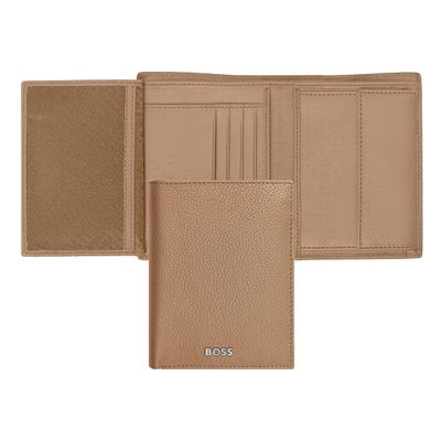 MONEY WALLET VERTICAL FLAP CLASSIC GRAINED CAMEL