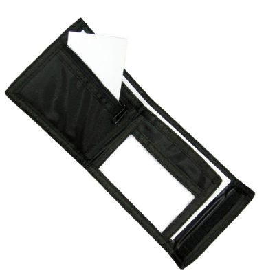 NYLON RIPPER WALLET in Black