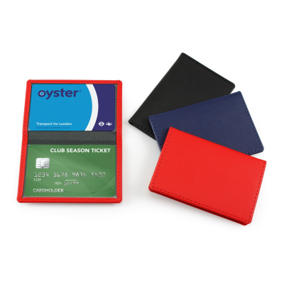 PORTO RPET CREDIT CARD CASE in Navy & Black