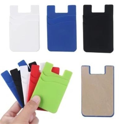 PUSH SILICONE PHONE WALLET