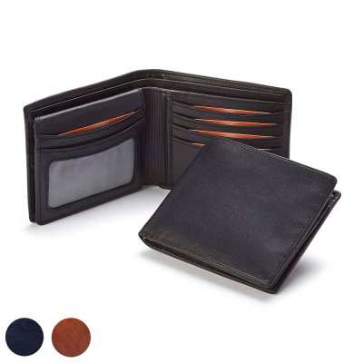 TRIM SANDRINGHAM NAPPA LEATHER DELUXE BILLFOLD WALLET