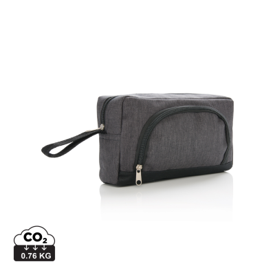 CLASSIC TWO TONE TOILETRY BAG in Anthracite Grey