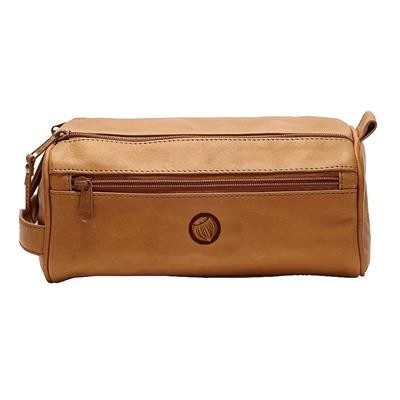 LEATHER TOILETRY BAG