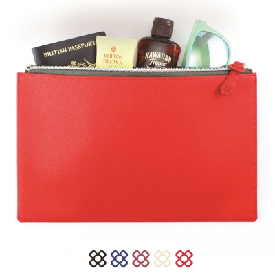 MEDIUM ZIP POUCH in Recycled Como