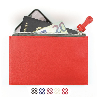 SMALL ZIP POUCH in Recycled Como