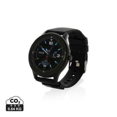 SWISS PEAK RCS RECYCLED TPU WATCH in Black