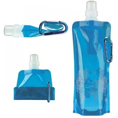 16 OZ BPA FREE SQUEEZE WATER BOTTLE BAG