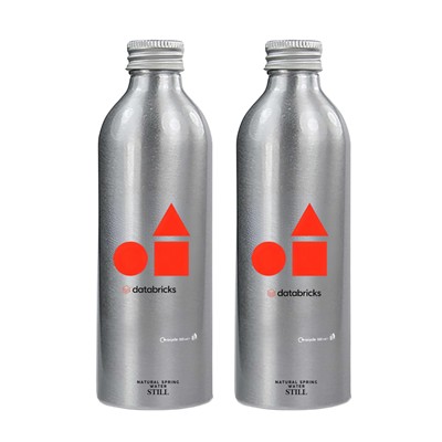 ECO-FRIENDLY ALUMINIUM NATURAL SPRING STILL WATER BOTTLE