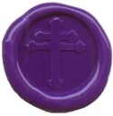 WAX LETTER SEAL in Purple