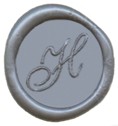 WAX LETTER SEAL in Silver