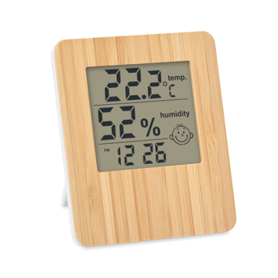 BAMBOO WEATHER STATION in Brown